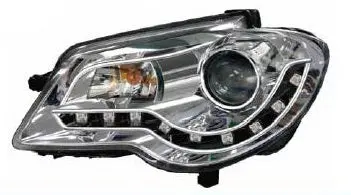Vw Touran '06-10' Devil Eyes Projector Hl W/ Led Strip + 1