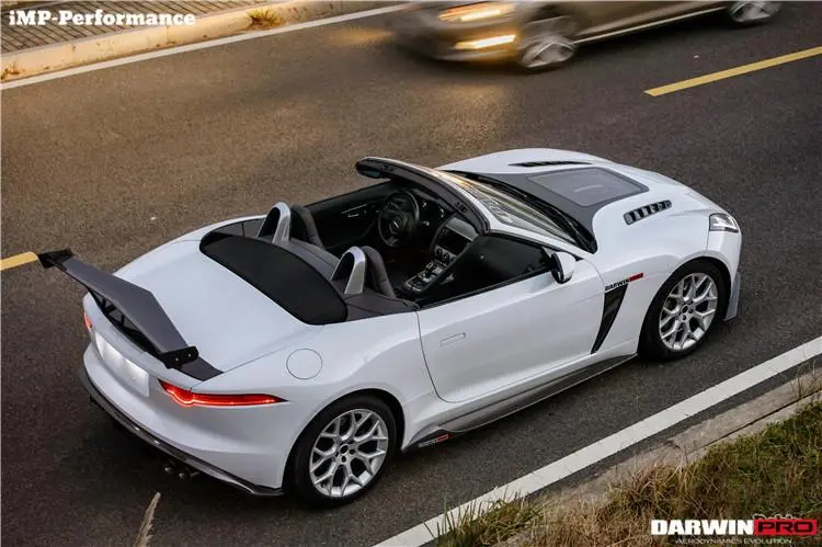 Darwinpro 2013-2017 Jaguar F-Type Convertible Imp Style Trunk Spoiler 1