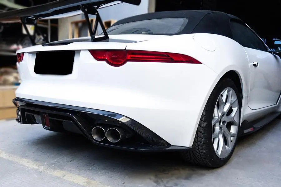 Darwinpro 2013-2017 Jaguar F-Type Coupe/Convertible Imp Style Rear Diffuser 1