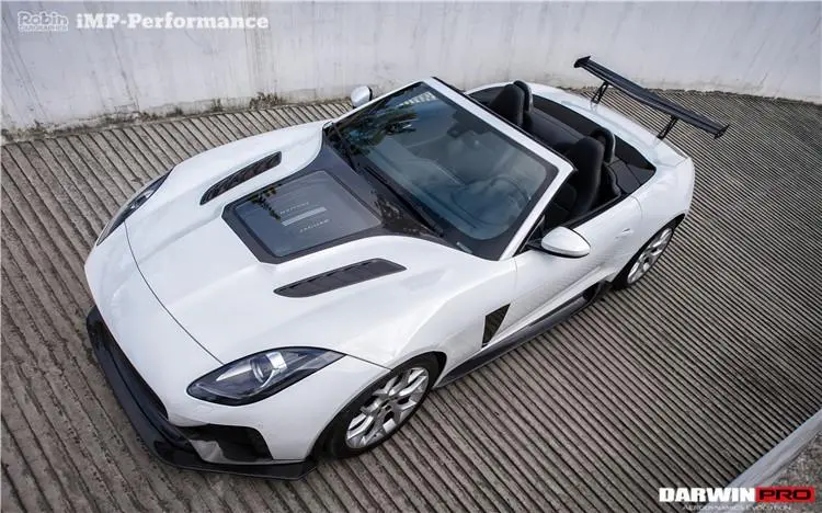 Darwinpro 2013-2017 Jaguar F-Type Coupe/Convertible Imp Style Hood 1