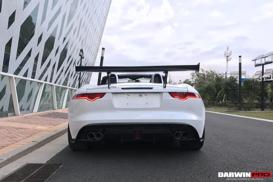 Carbonado 2013-2017 Jaguar F-Type Coupe/Convertible Bs Style Rear Diffuser 1