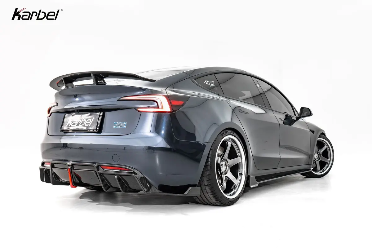 Karbel Dry Carbon Fiber Aero Body Kit For Tesla Model 3 Performance 2023+ 3