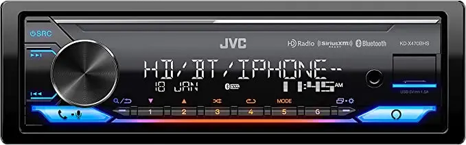 Jvc Kd-X470bhs Digital Media Receiver Featuring Bluetooth / Usb Hd Radio/ Siriusxm / Amazon Alexa / 13-Band Eq 1