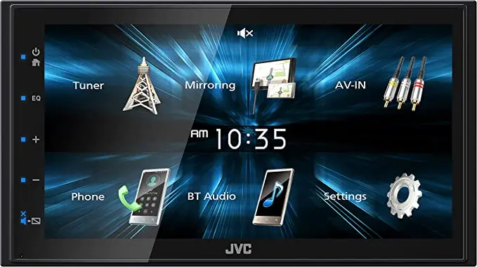 Jvc Kw-M150bt 2 Din Touch-Screen Receiver W/6.8" Wvga & Built In Bluetooth 1