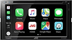 Jvc Kw-V960bw Built In Wi-Fi For Wireless Carplay Android Auto, Cd/Dvd 6.8" Lcd Touchscreen Display, Am/Fm, Bluetooth, Mp3 Player, Usb Port, Double Din, 13-Band Eq, Siriusxm, Class D Amp, Car Radio 1