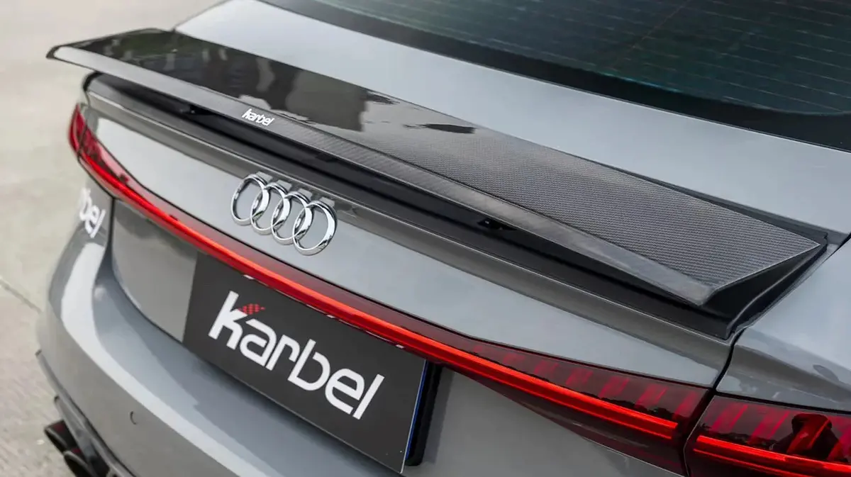 Karbel Carbon Dry Carbon Rear Spoiler Ver. 1 For Audi Rs7 S7 A7 C8 2019+ 1
