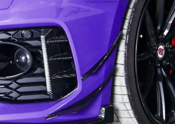 Karbel Carbon Dry Carbon Fiber Front Bumper Canards For Audi Rs5 B9.5 2020+ 1