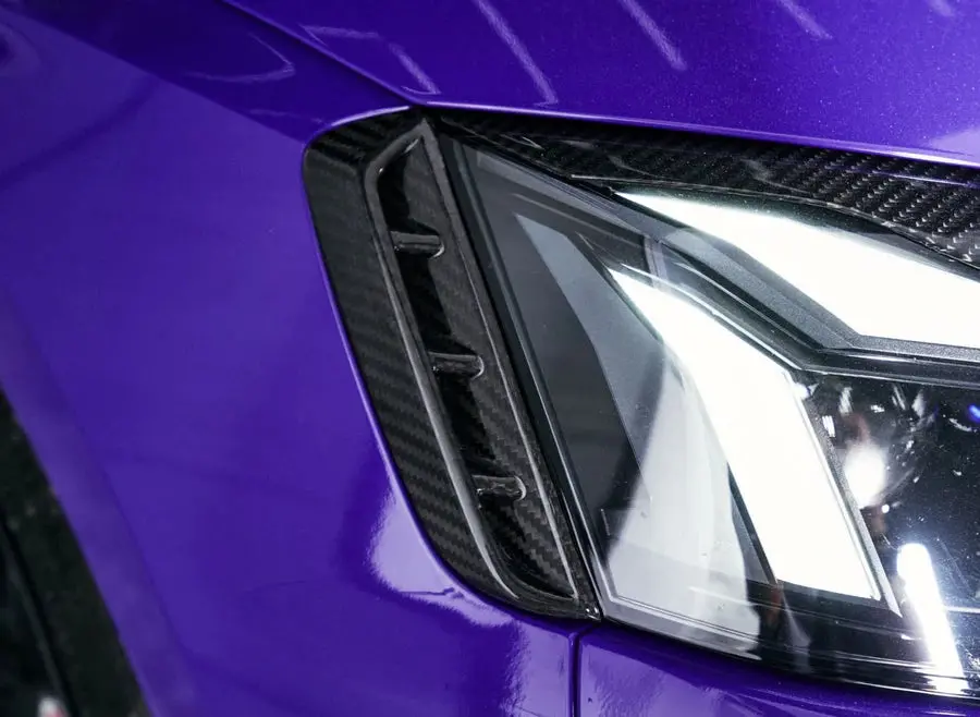 Karbel Carbon Dry Carbon Fiber Head Light Trim For Audi Rs5 B9.5 2020+ 1