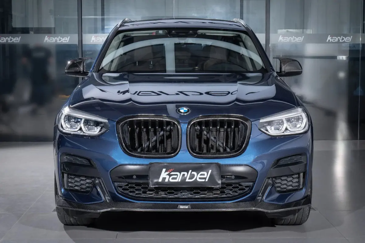 Karbel Carbon Pre-Preg Carbon Fiber Front Lip For Bmw X3 G01 & X4 G02 2019-2021 1