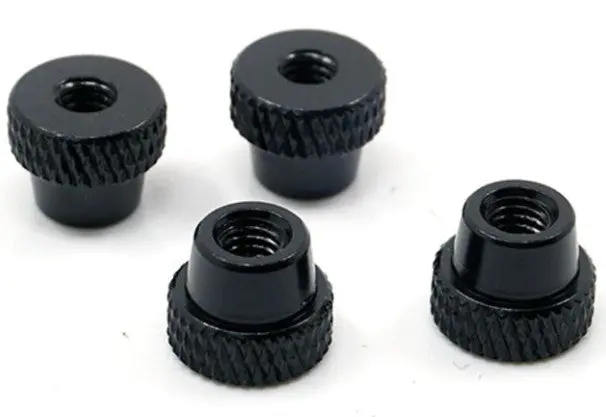 Yt-0182Bk Lock Nut 1:10 Car Setup System Yt-0140 Black (4 Pcs) 1