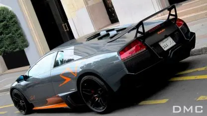 Dmc Lamborghini Murcielago: Super Veloce (Sv): Forged Carbon Fiber Engine Cover: Replaces The Oem Coupe Bonnet & Glass 580 Lp640 And Lp670 1