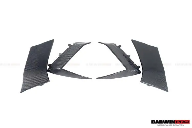Darwinpro 2011-2016 Lamborghini Aventador Lp700 Coupe Bkss Style Carbon Fiber Quarter Panel Fender Vents 1