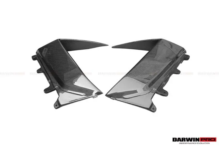 Darwinpro 2011-2016 Lamborghini Aventador Lp700 Coupe Bkss Style Carbon Fiber Quarter Panel Fender Vent Outside 1