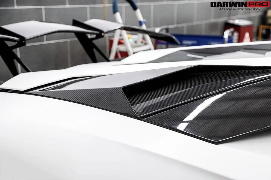 Darwinpro 2011-2016 Lamborghini Aventador Lp700 Coupe/Roadster Bkss Style Carbon Fiber Rear Side Scoops 1