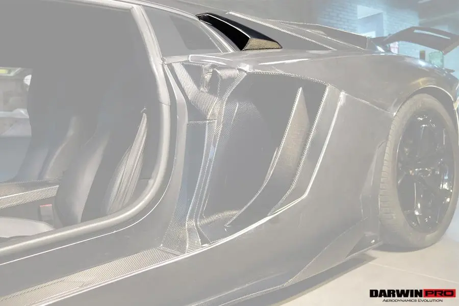 Darwinpro 2011-2016 Lamborghini Aventador Lp700 Coupe Carbon Fiber Engine Air Intakes 1