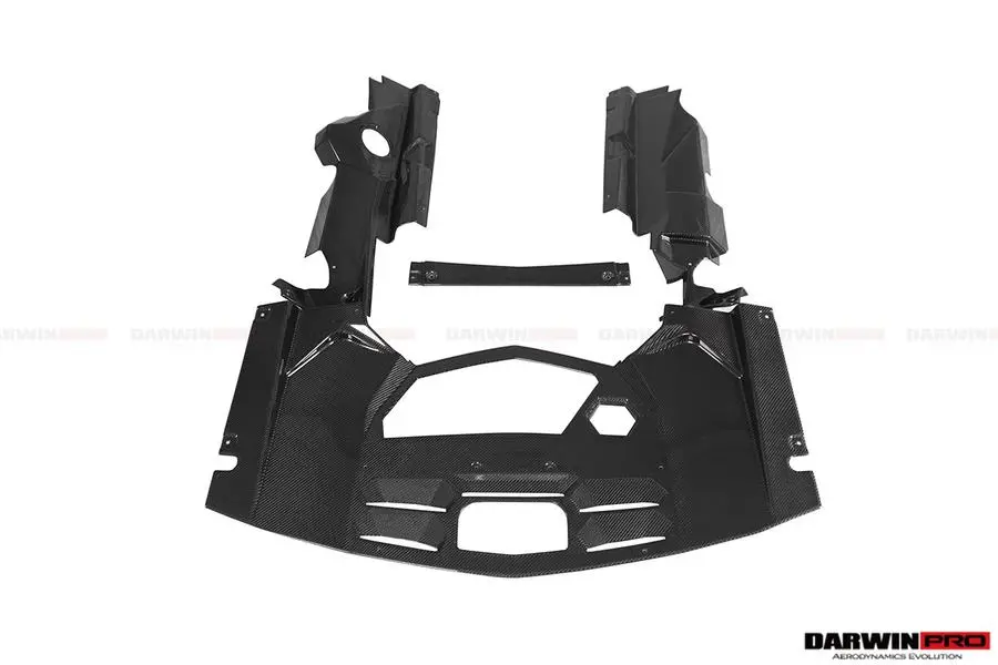 Darwinpro 2013-2016 Lamborghini Aventador Lp700 Roadster Carbon Fiber Engine Bay Panels Repalcement 1
