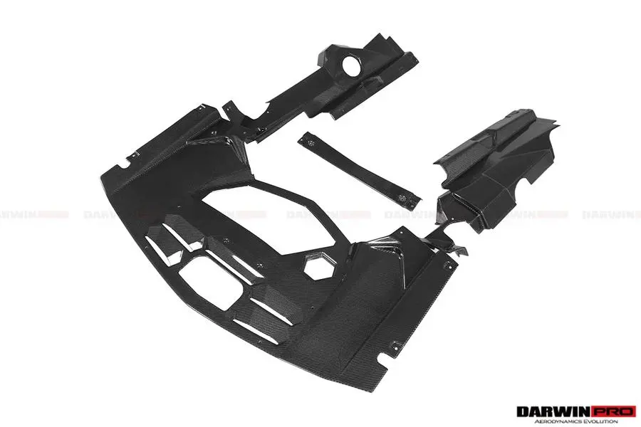 Darwinpro 2013-2016 Lamborghini Aventador Lp700 Roadster Carbon Fiber Engine Bay Panels Repalcement 2