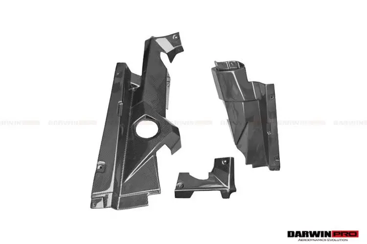 Darwinpro 2011-2016 Lamborghini Aventador Lp700 Coupe Carbon Fiber Engine Trunk Kit 1