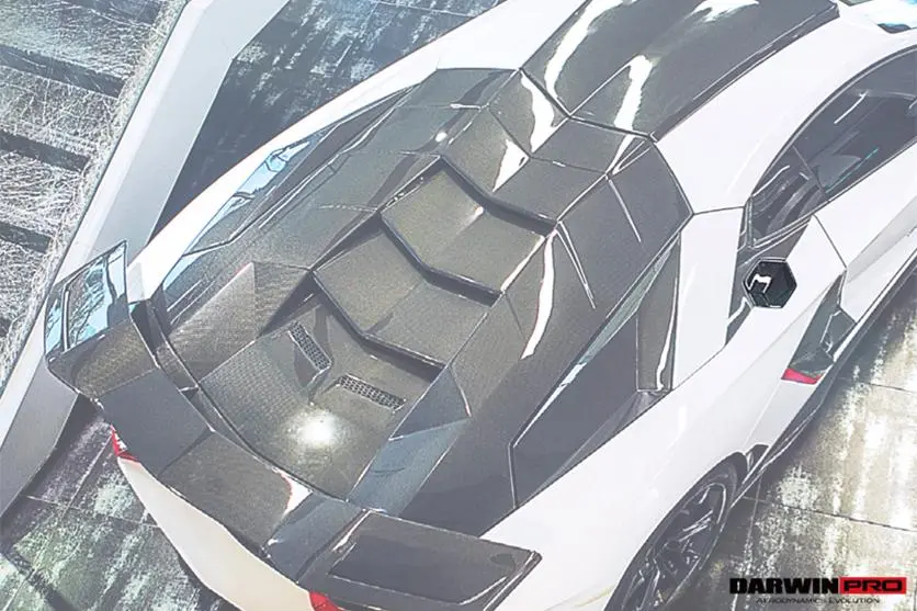 Darwinpro 2011-2016 Lamborghini Aventador Lp700 Coupe Carbon Fiber Gas Cap Replacement 1