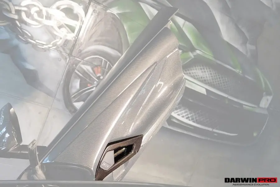 Darwinpro 2011-2016 Lamborghini Aventador Lp700 Coupe/Roadster Carbon Fiber Inner Door Handle 1