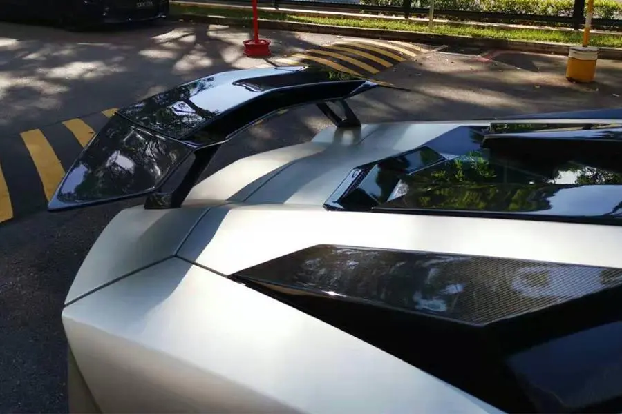 Carbonado 2011-2020 Lamborghini Aventador Lp700 Coupe/Roadster Novtc Style Trunk Spoiler 1
