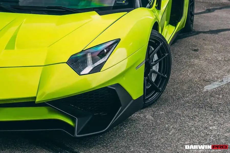 Darwinpro 2011-2016 Lamborghini Aventador Lp700 Coupe/Roadster Sv Style Front Bumper 2