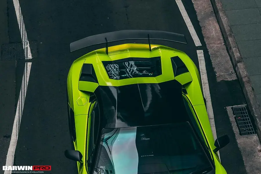 Darwinpro 2011-2016 Lamborghini Aventador Lp700 Coupe/Roadster Sv Style Trunk Wing 1