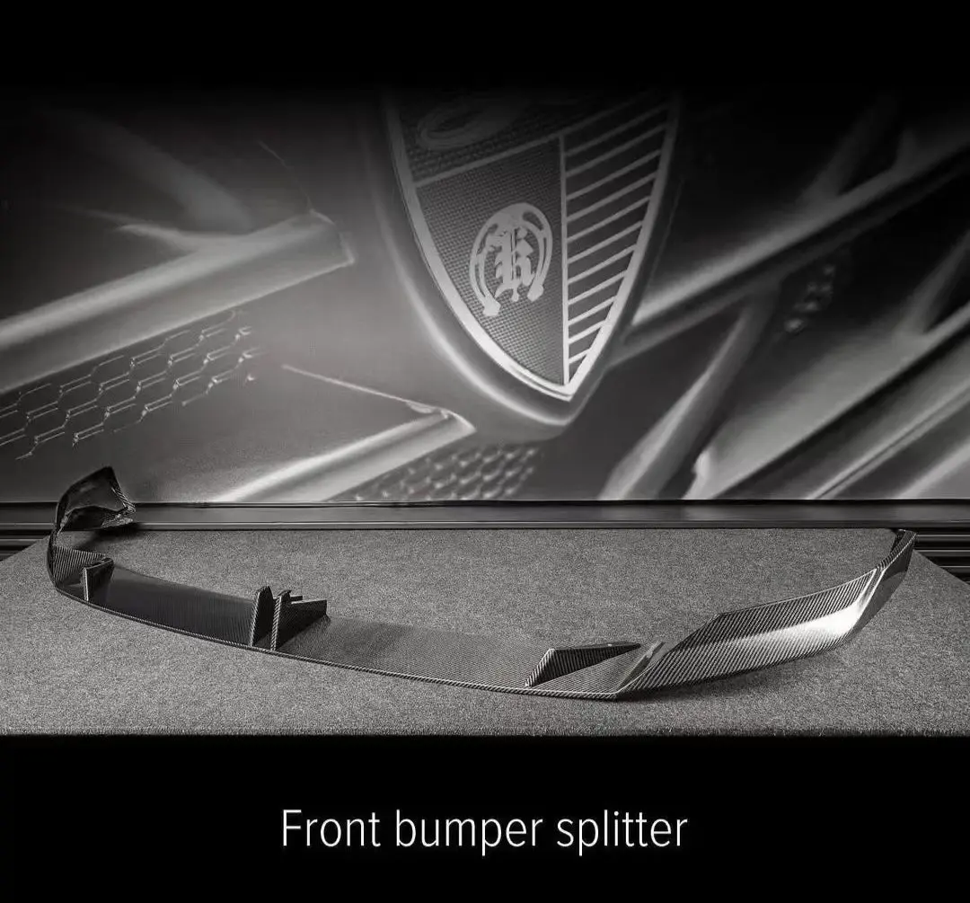 Dry Carbon Fiber Front Lip Spoiler For Bmw X7 Lci G07 M-Sport 2023+ 2