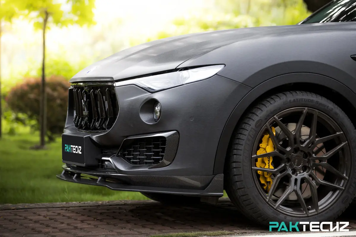 Paktechz Carbon Fiber Front Canards For Maserati Levante 1