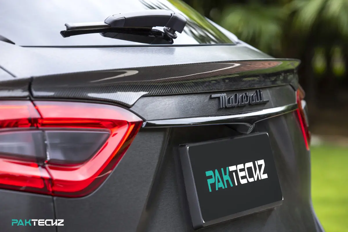 Paktechz Carbon Fiber Rear Trunk Spoiler For Maserati Levante 1