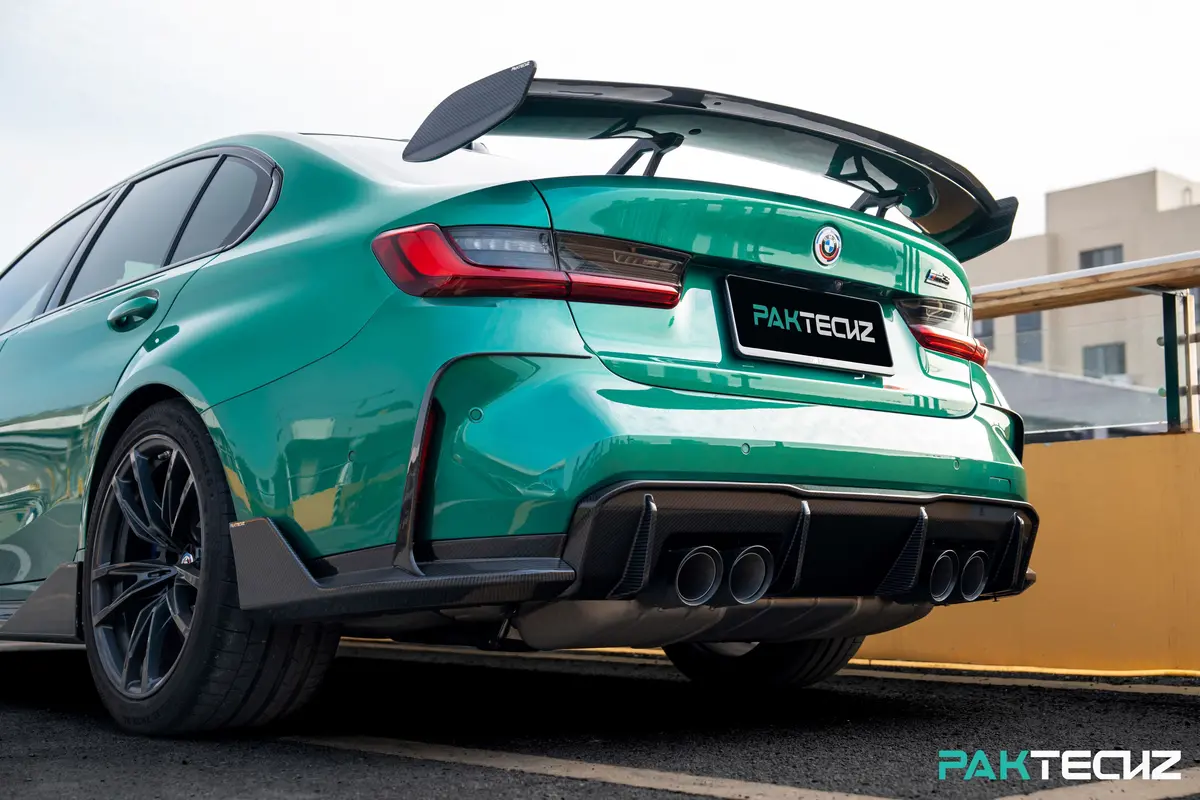 Paktechz Carbon Fiber Rear Diffuser For Bmw M3 G80 / M4 G82 1