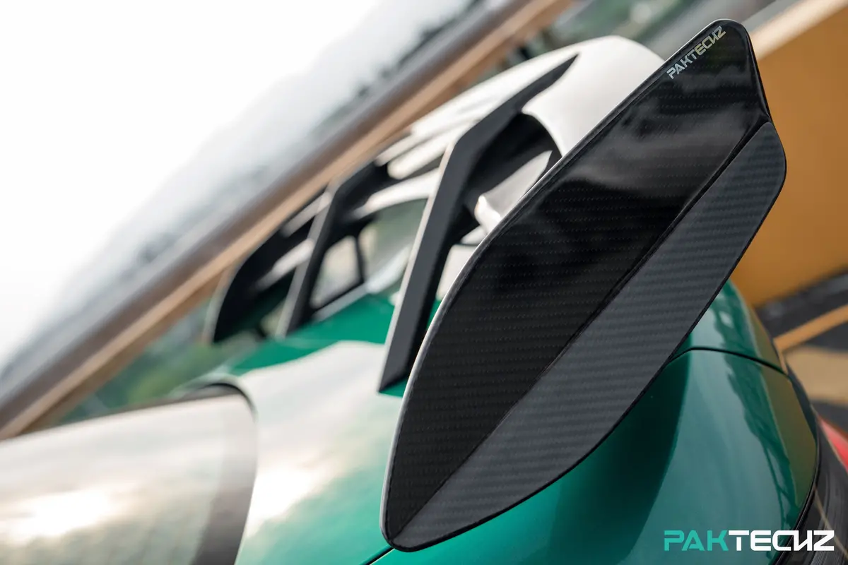 Paktechz Carbon Fiber Rear Wing Spoiler Ver.2 For Bmw M3 G80 / M4 G82 1