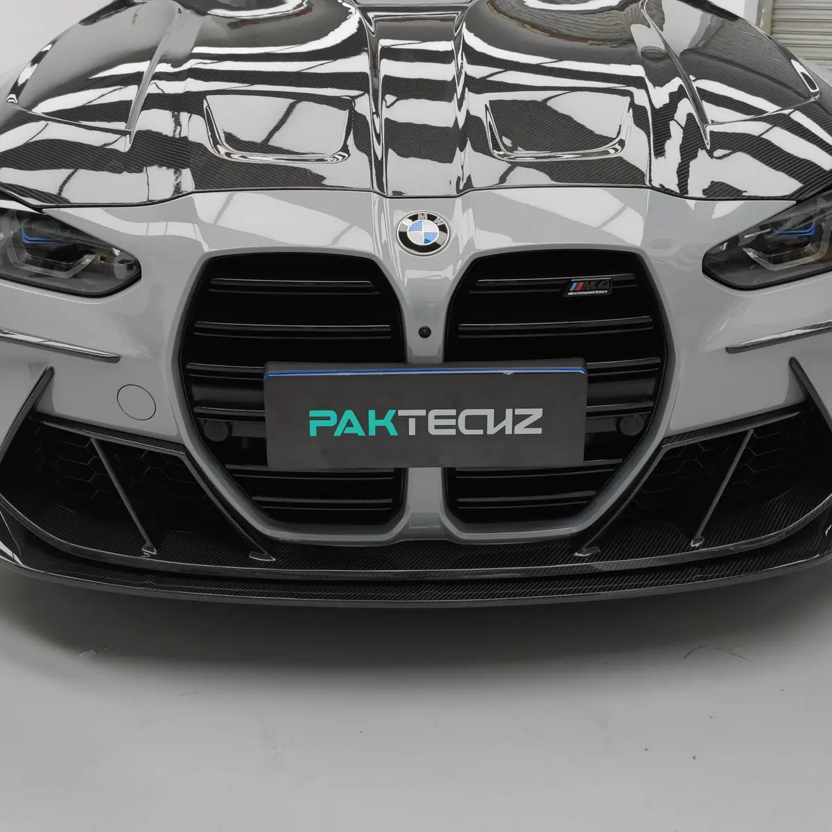 Paktechz Carbon Fiber Front Bumper Vent Trim For Bmw M3 G80 / M4 G82 1