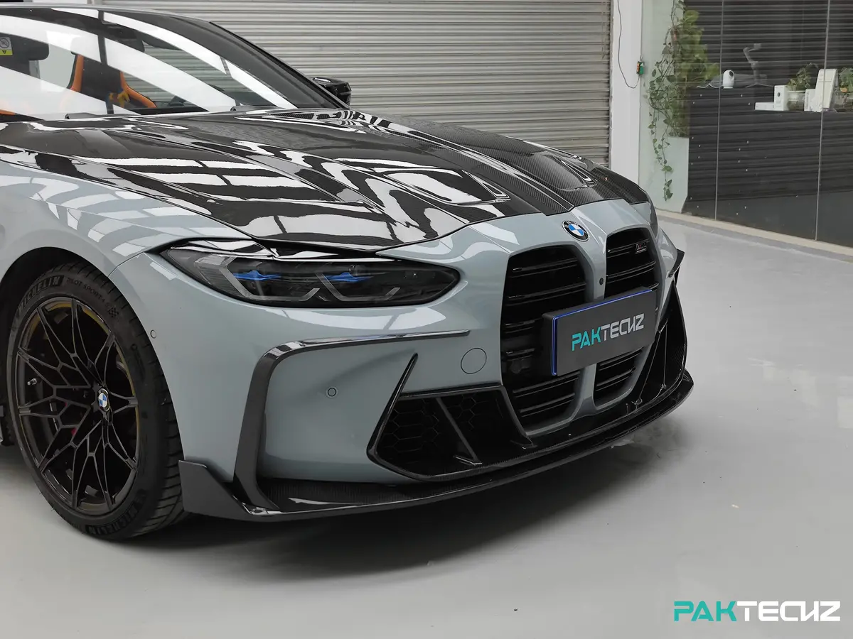 Paktechz Carbon Fiber Front Lip For Bmw M3 G80 / M4 G82 1