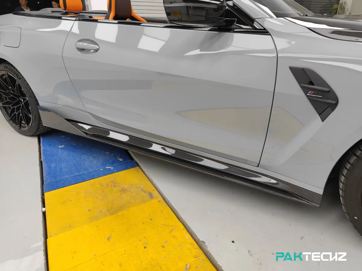 Paktechz Carbon Fiber Side Skirt Splitters For Bmw M3 G80 / M4 G82 1