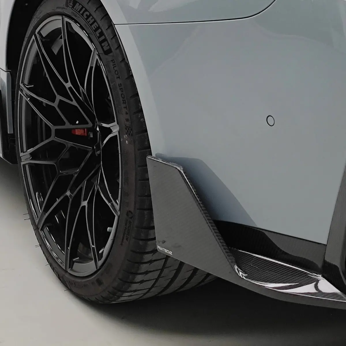 Paktechz Carbon Fiber Side Rear Bumper Side Splitters For Bmw M3 G80 / M4 G82 1