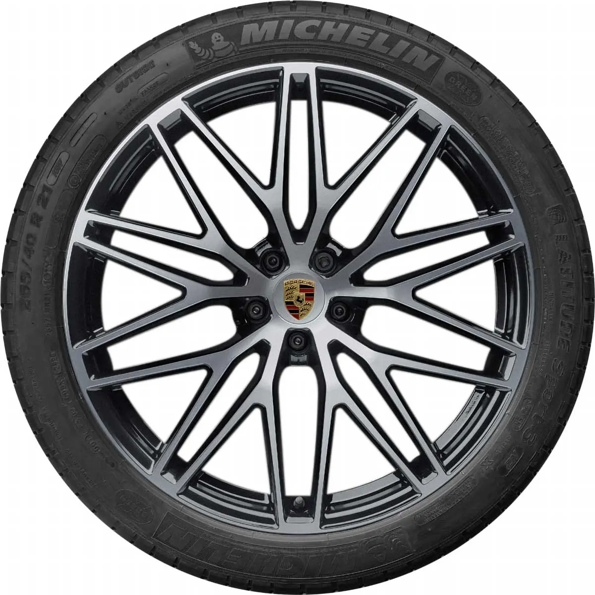 21” Porsche Macan Iii Rs Spyder Design Oe Complete Wheel Set 1