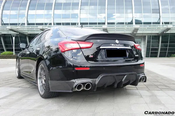 Carbonado 2014-2017 Maserati Ghibli Epc Style Rear Trunk Spoiler 1