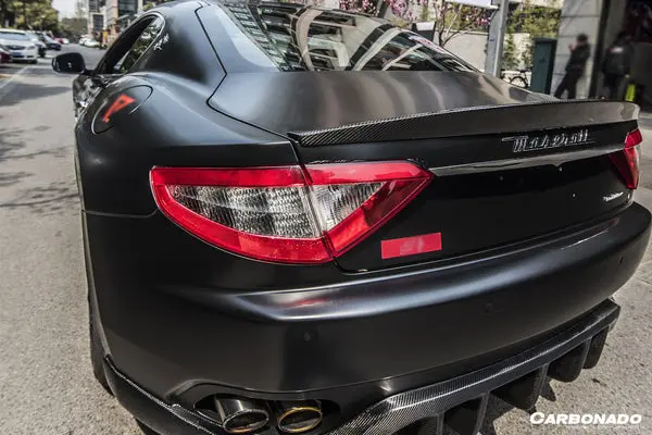 Carbonado 2007-2019 Maserati Granturismo/Mc/Mc Sport/Grancabrio Mc Style Rear Trunk Spoiler 1