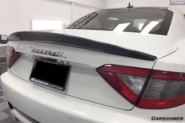 Carbonado 2007-2019 Maserati Granturismo S/Sport Mc Style Rear Trunk Spoiler 1