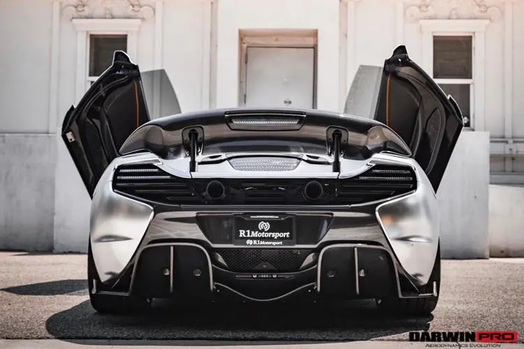 Darwinpro 2011-2017 Mclaren Mp4 12C/650S Bkss Style Rear Diffuser 1