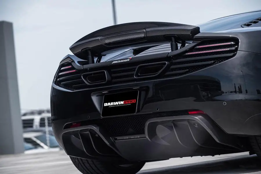 Darwinpro 2011-2017 Mclaren Mp4 12C/650S Revo Style Carbon Fiber Rear Diffuser 1