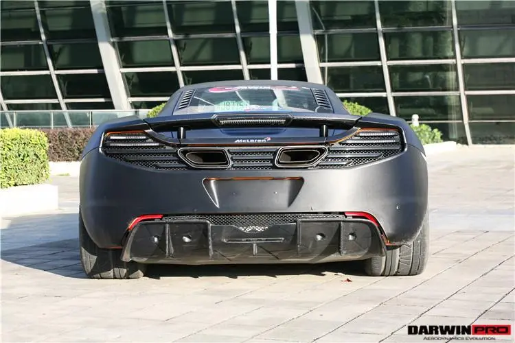 Darwinpro 2011-2017 Mclaren Mp4 12C/650S Carbon Fiber Rear Diffuser 1