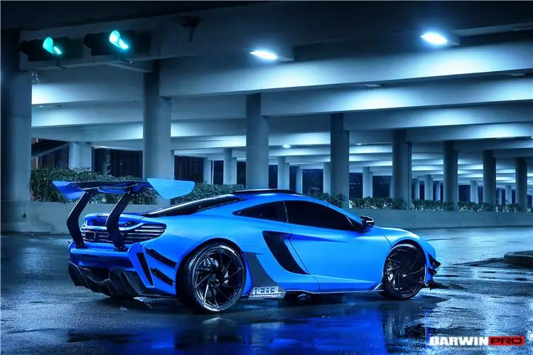 Darwinpro 2011-2014 Mclaren Mp4-12C / 650S Rebel Performance Carbon Fiber Side Skirts 1