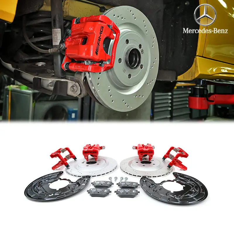 Mercedes-Benz A45 Amg 1 Pot Rear Brake Retrofit Kit W/ 330Mm Discs For W177 A250 C118 Cla250 / H247 Gla250 / X247 Glb250 / H243 Eqa / X243 Eqb 1
