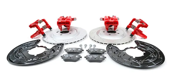 Mercedes-Benz A45 Amg 1 Pot Rear Brake Retrofit Kit W/ 330Mm Discs For W177 A250 C118 Cla250 / H247 Gla250 / X247 Glb250 / H243 Eqa / X243 Eqb 2