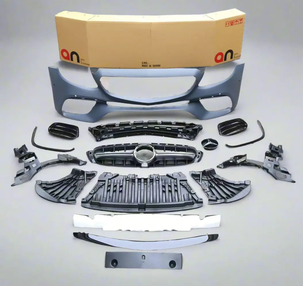 Mercedes-Benz W213 E-Class Sedan & Coupe Amg E63 Style Front Bumper Kit 2