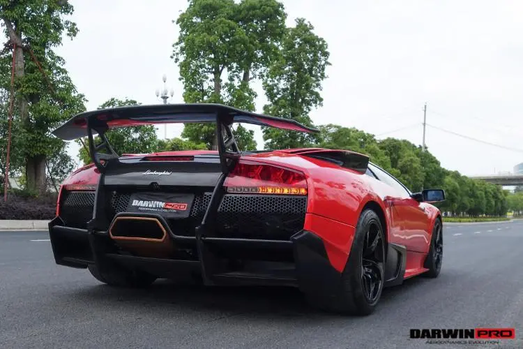 Darwinpro 2001-2010 Lamborghini Murcielago Sv Style Rear Bumper & Trunk Spoiler 1