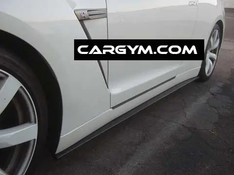 Nissan Gtr R35 Carbon Fiber Side Skirt Panels 1