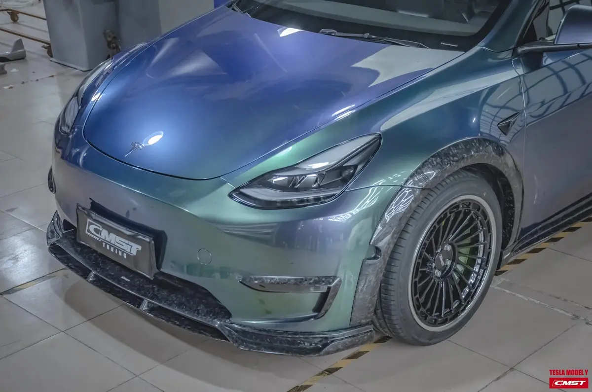 Cmst Tuning Carbon Fiber Widebody Wheel Arches For Tesla Model Y 3